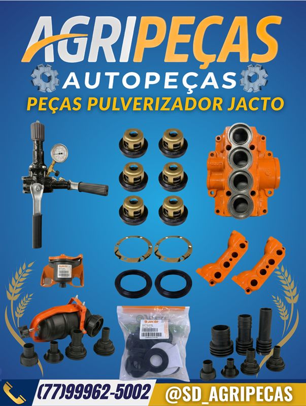 PEÇAS PULVERIZADOR JACTO